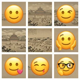 beautiful portrait, beautiful emoji, polyptych, animal, architecture, battle, bijinga, calligraphy, capriccio, caricature, cityscape, cloudscape, design, digital, figurative, genre, graffiti, history, icon, illustration, installation, interior, jewelry, landscape, literary, manga, marina, miniature, mural, mythological