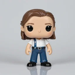 daisy ridley, stop motion vinyl action figure, plastic, toy, very reflective, boris vallejo style