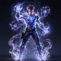 a powerful psychic man emitting psychic energy, psychic powers, powers, jamie hewlett, moebius, detailed, highly detailed, concept art, full body concept art, artstation, aesthetic!!, fantasy vibe,