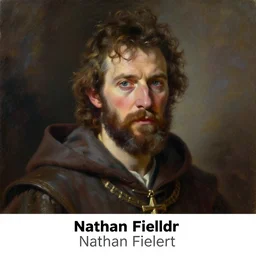 portrait of nathan fielder dressed as a medieval wizard, realistic oil painting