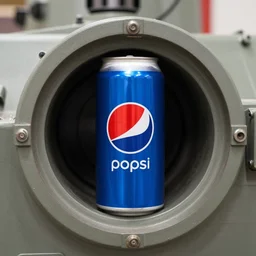 GAU-8 Avenger chambered in 500ml Pepsi
