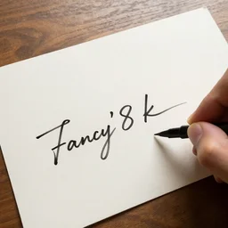 fancy signature reading'n 8 k'