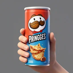 Dan Harmon holding a Pringles can