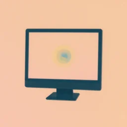 album cover design depicting a computer, beautiful color scheme jonathan zawada