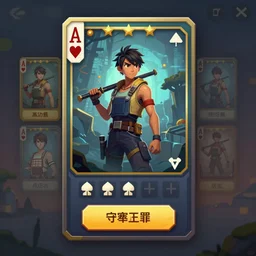 game interface, card by victo ngai and ruan jia and greg rutkowski, trending on artstation, unreal engine, 4 k hd wallpaper