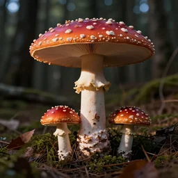 visions of amanita muscaria mushrooms healing the body, deep energy work