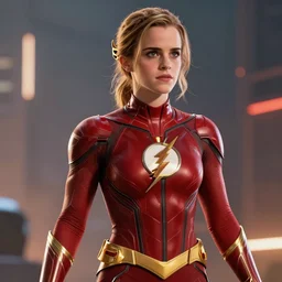 emma watson as the flash an octane render, digitalart, photorealistic, by Waya Steurbaut entertainment, cinematic, inspiring, hot, sexy, epic, trending on artstation