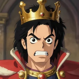 centered!! macro head portrait of medieval furious furious king michael jackson, artstation, detailed cartoon, elegant, digital painting, concept art, smooth, sharp focus, illustration, ghibli, makoto shinkai, don bluth, fujita goro, jean giraud, akihiko yoshida, tom whalen 8 k