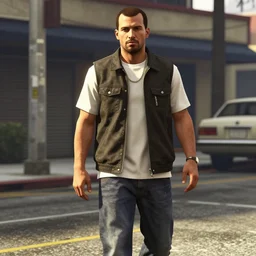 A man walking on the street, screenshot , GTA5