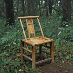 chair in the forest wenjun lin highly realistic