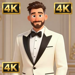 Andrew Tate, 4K, highly detailed, elegant, animated