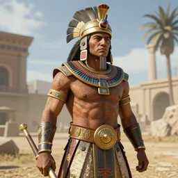 an aztec warrior, screenshot from'battlefield 1'