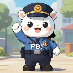 fbi mascot teenager female anime style hd accurate design