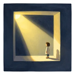 the light inside me by storybook artists, blunt borders, rule of thirds