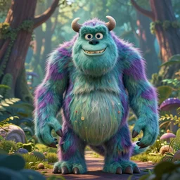funky forest movie monster digital art, redshift render, hyperrealistic, ray - tracing