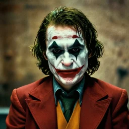 Willem Dafoe as the Joker on a 1980s movie cover, vintage 80s, scary