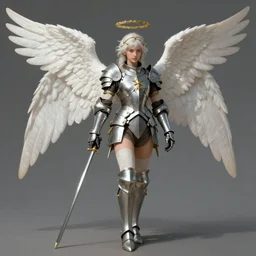 Concept art, angel knight girl, artstation trending colaboration with Joseph Mallord William Turner, highly detailded