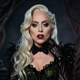 lady gaga by tim burton
