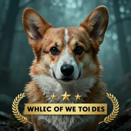 a film still of a horror movie featuring a mutant, corgi head, human body, spooky, photography, award - winning, eerie, 4 k