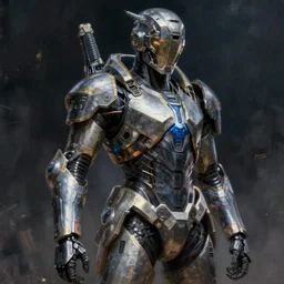 bast ulta realistic crisp cyberpunk armor painting