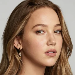 Jennifer Lawrence as a korean mode photo shoot close-up