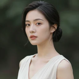 a portrait of an elegant lady, vsco