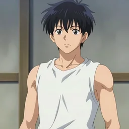 anime shonen hero with a lot of guts and moxy! he's got the stuff, he's the one and he's getting it done
