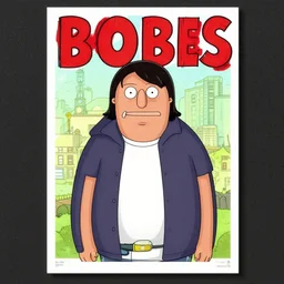 bobs burgers poster by akira toriyama