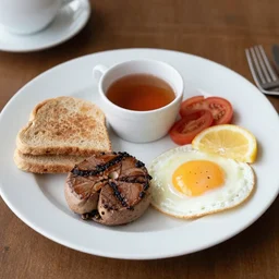 an English breakfast, #yelp