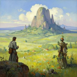 felucia landscape painting by ralph mcquarrie