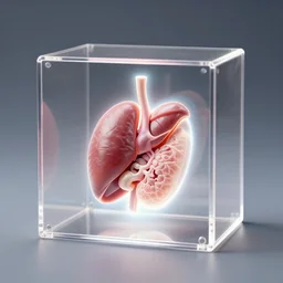 realistic product photo, human organs inside a clear acrylic box emitting aura, 1 9 6 0, life magazine photo, natural colors, metropolitan museum, kodak, 8 k, very detailed, high resolution, product photo,