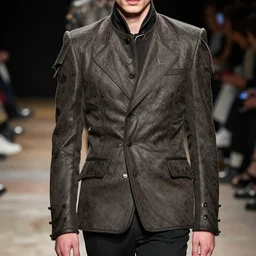 a photo of a alexander mcqueen medieval 2 0 0 4 menswear jacket
