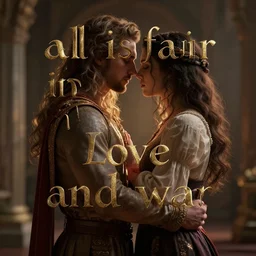 all is fair in love and war, photorealistic octane render by Rubens, cinematic lighting