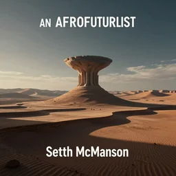 an afrofuturist album cover by Seth McMahon