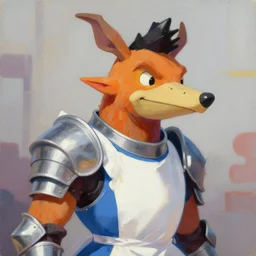 greg manchess portrait painting of partially armored bandersnatch from alice in wonderland as overwatch character, medium shot, asymmetrical, profile picture, organic painting, sunny day, matte painting, bold shapes, hard edges, street art, trending on artstation, by huang guangjian, gil elvgren, ruan jia, randy vargas, greg rutkowski