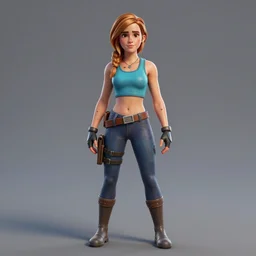 full body textured film grain freckled face scratches and smudges hairy emma watson as a fortnite character cgsociety octane render unreal engine redshift render trending on artstation trending on artstation render blender behance cg superhero