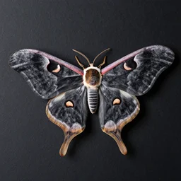 black paper luna moth - 9