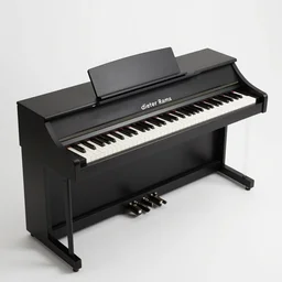 product shot of moog piano designed by dieter rams
