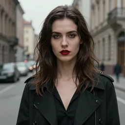 portrait of an urban female vampire, by nikolay makovsky.