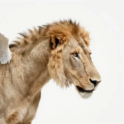 body of a horse, head of a lion, wings of a swan, photography, award winning, documentary, wildlife, national geographic channel, discovery channel, 8 k