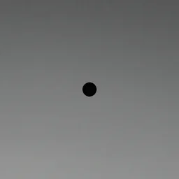 a black dot in the sky, liminal space