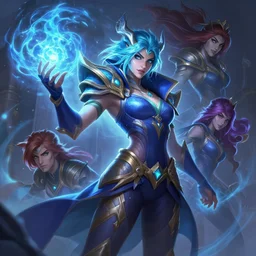 zyra league of legends wild rift hero champions arcane magic digital painting bioluminance alena aenami artworks in 4 k design by lois van baarle by sung choi by john kirby artgerm and greg rutkowski and magali villeneuve mage fighter assassin