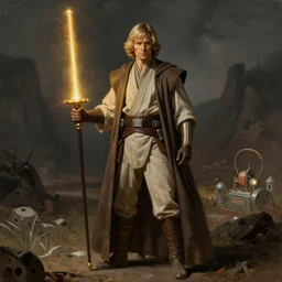 obi wan kenobi army in a famous painting