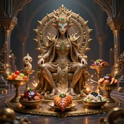 magical and mystical, illustrious, alien food, octane render, photorealism, highly detailed, hdr, 4 k