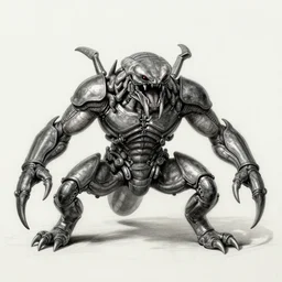 detailed sketch of Scorpion from Mortal Kombat, 8K, well designed, award winning,