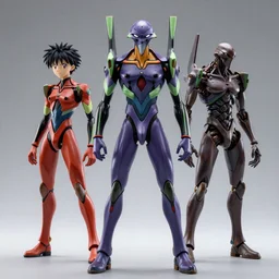 Evangelion Designed By Moebius Yasushi Nirasawa and HR Giger, full body action pose, hyperrealistic, octane render, HDR, volumetric lighting,