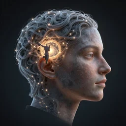 a open mind is key to unlocking the inner divine self who is all that there is hyperdetailed photorealism