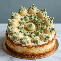 mandelbrot set made out of cake,