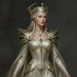 the the eternal queen, intricate, elegant, highly detailed, digital painting, artstation, concept art, matte painting, smooth, sharp focus, illustration, art by artgerm and su fu, and alexandre chaudret, 8 k, inspired by lord of the rings and mass effect and norse mythology