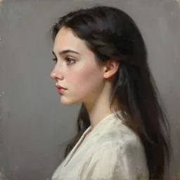 anime mage natalie portman, intricate oil painting by greg rutkowski, trending on artstation, side profile